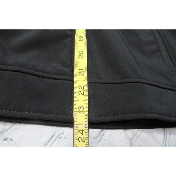 Alpha Chi Omega Kansas K State KSU Wildcats Black Soft Shell Jacket Size M Zip - Picture 6 of 9